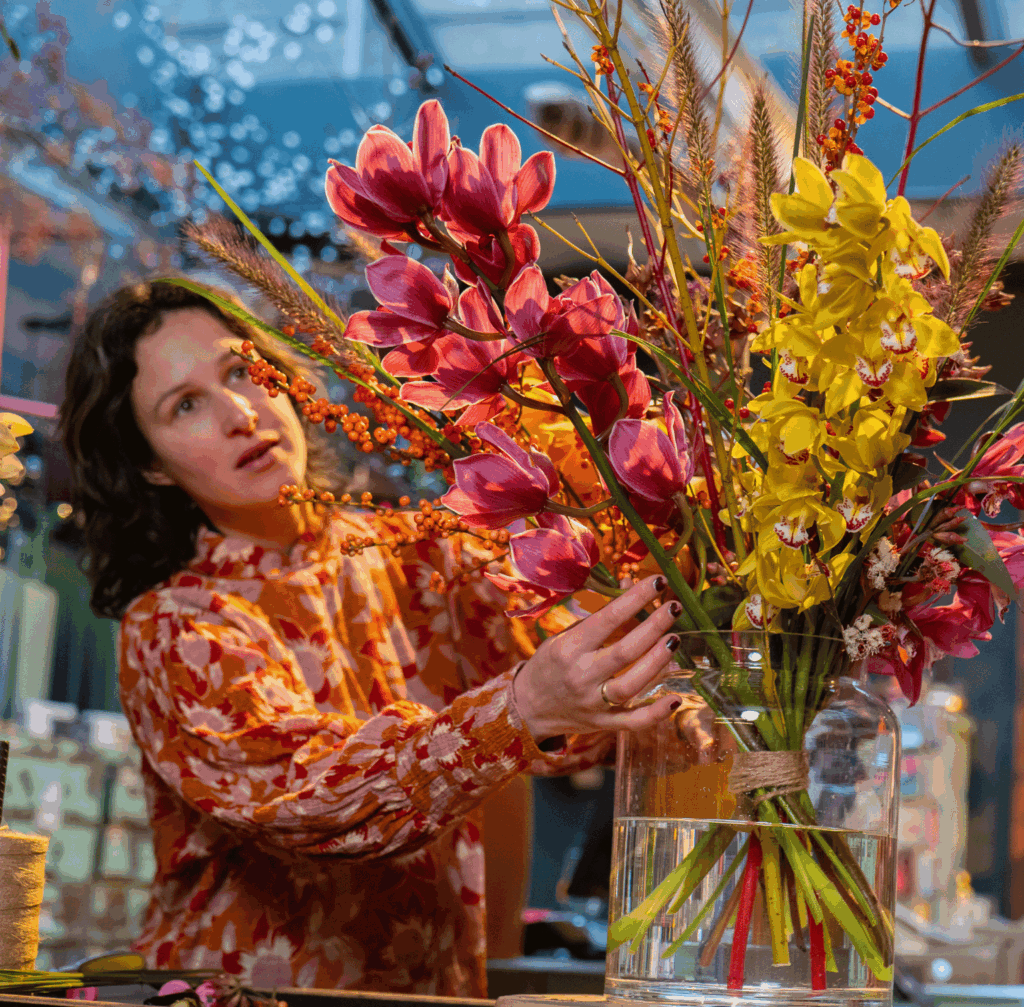 Delft Hemelse bloemen Roos